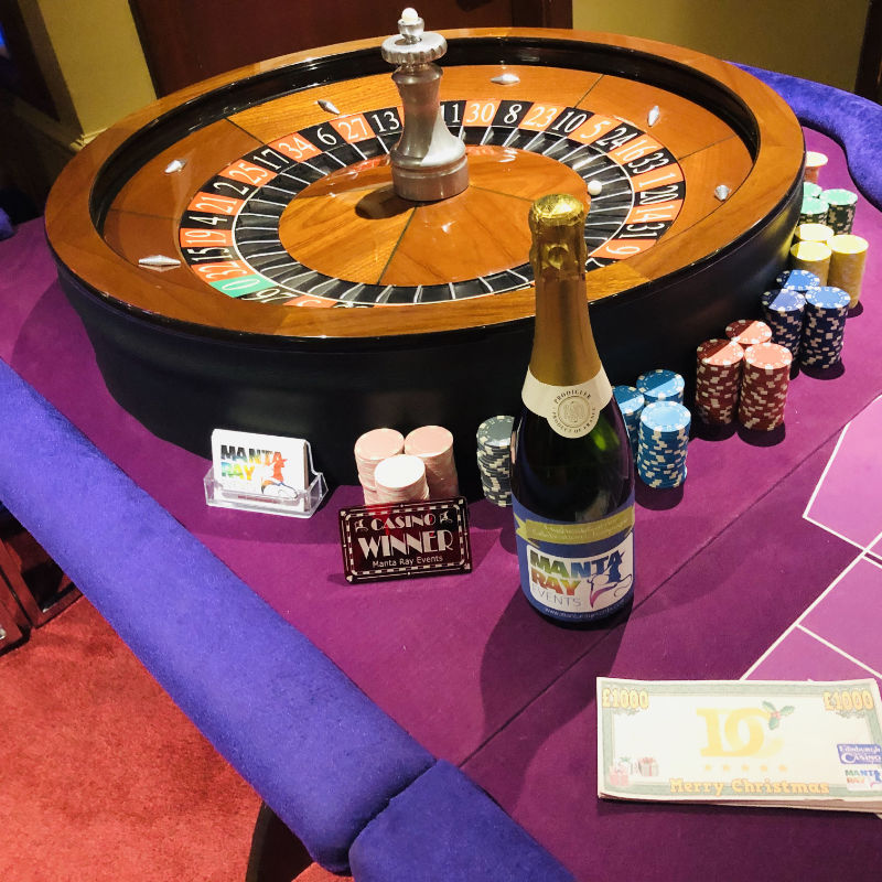 Roulette Table and Wheel - Edinburgh Fun Casinos