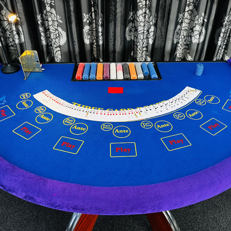 Three Card Poker Table from Edinburgh Fun Casinos